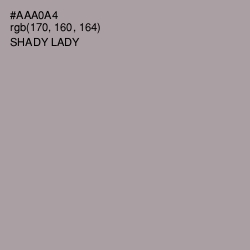 #AAA0A4 - Shady Lady Color Image